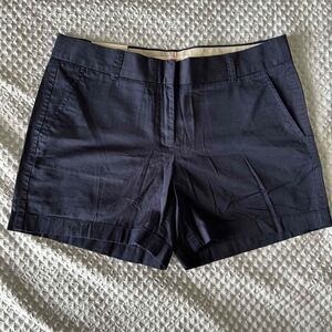 NWT J Crew Navy Zip Fly Chino Shorts Size 8
